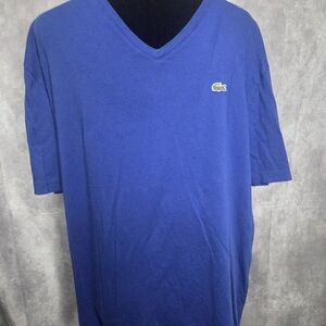 Lacoste Men's Short Sleeve Tee in Blue